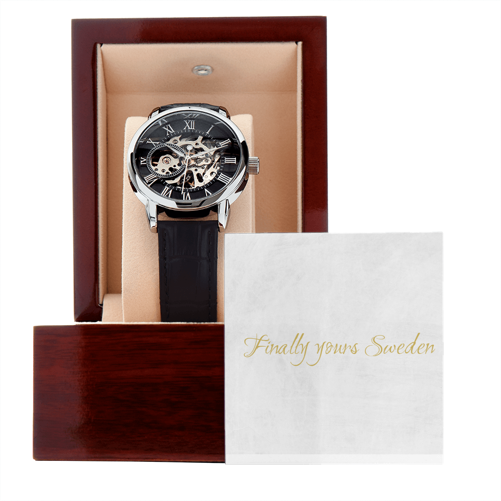 Men's Openwork Watch