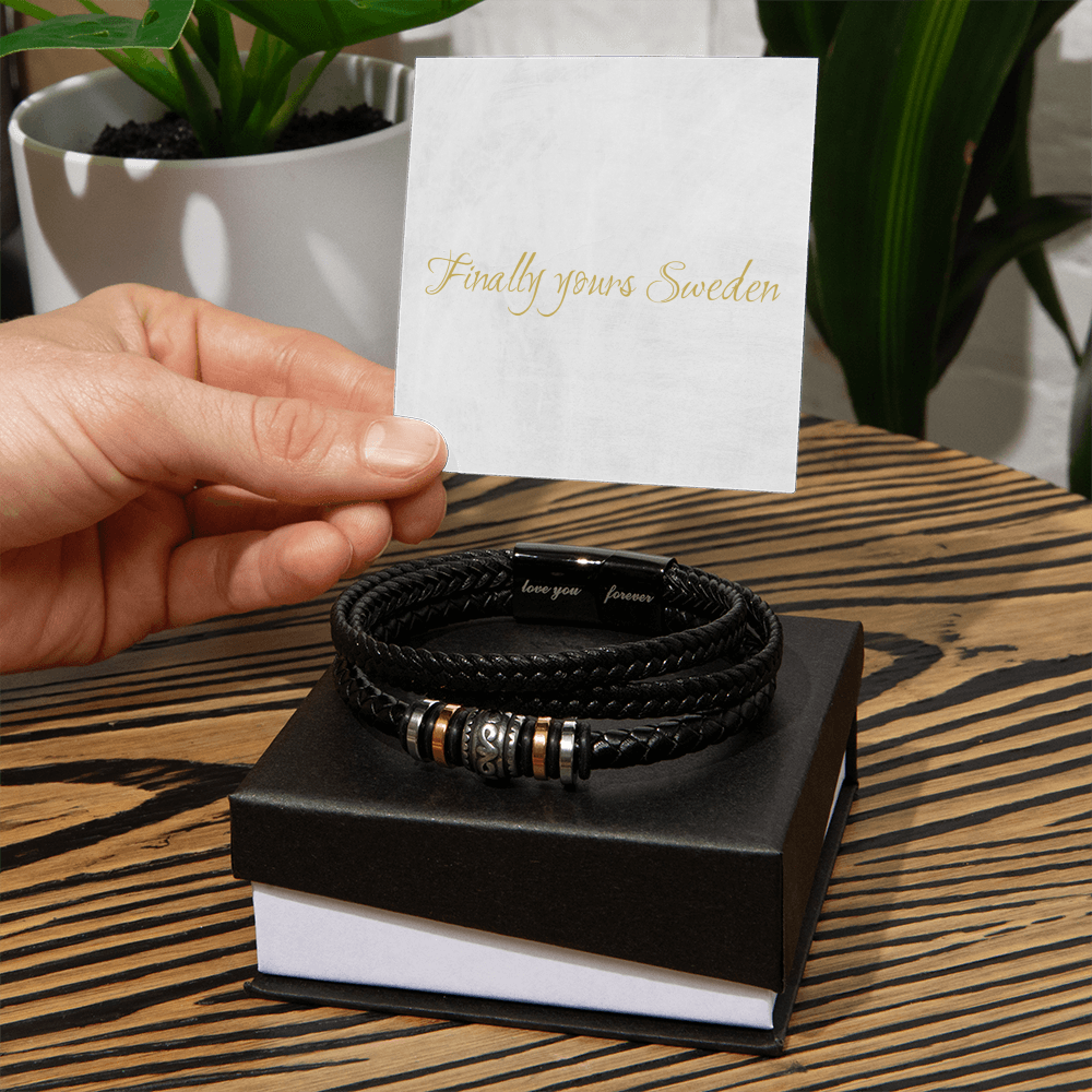 Men's "Love You Forever" Bracelet