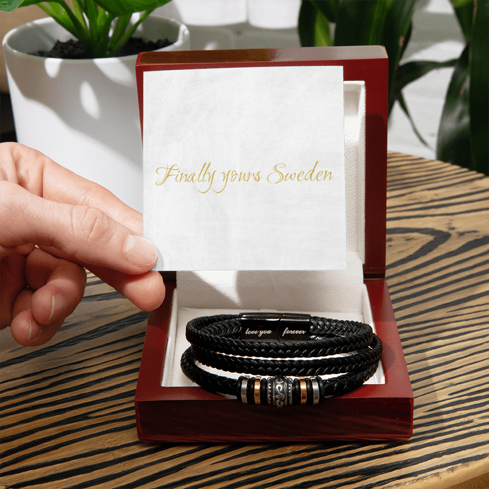 Men's "Love You Forever" Bracelet